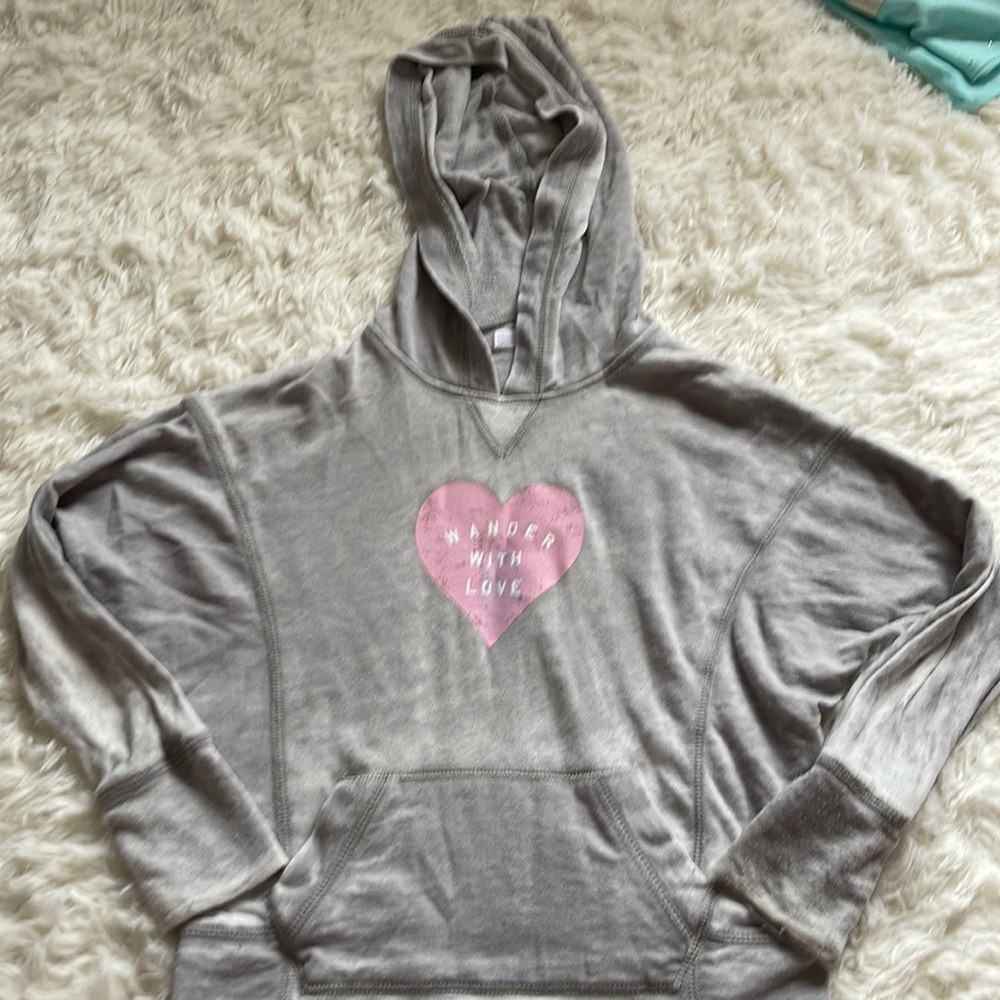 Preloved Burnt Tee Hoodie💕